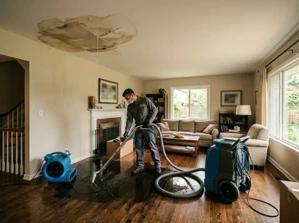attic-pipe-burst-ceiling-drip-008 — frequently asked questions, Water Damage Restoration & Carpet Care in Covington, TN